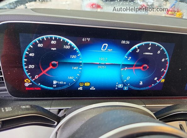 4JGFB4KB3LA074937 2020 MERCEDES-BENZ GLE White Вид щитка приладів
