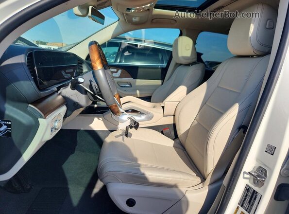 4JGFB4KB3LA105636 2020 MERCEDES-BENZ GLE White Widok wnętrza z przodu