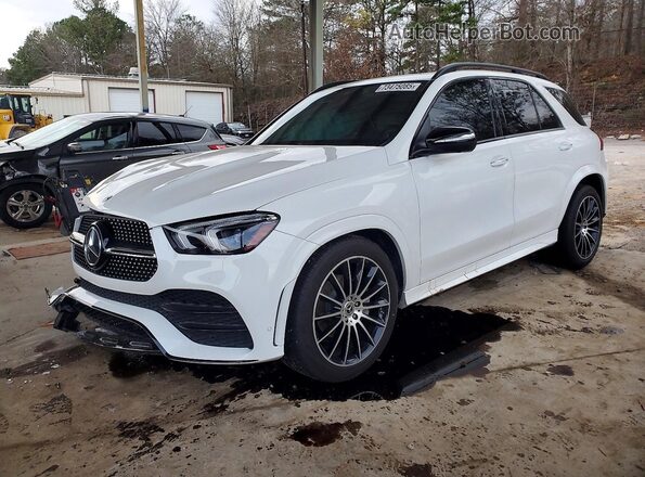 4JGFB4KB4NA649369 2022 MERCEDES-BENZ GLE White Передня ліва чверть