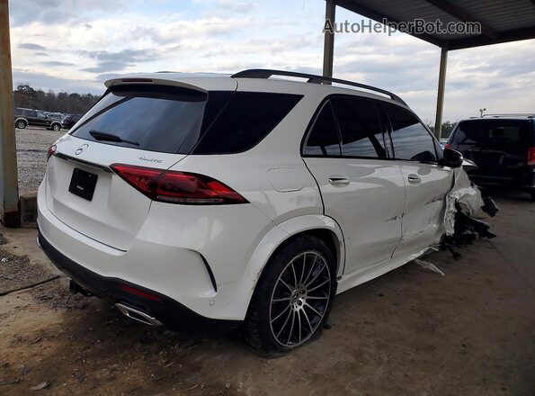 4JGFB4KB4NA649369 2022 MERCEDES-BENZ GLE White Задня права чверть