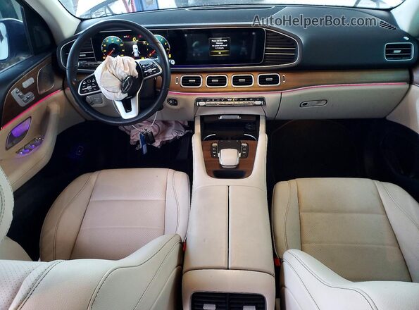 4JGFB4KB4NA649369 2022 MERCEDES-BENZ GLE White Вид панелі приладів