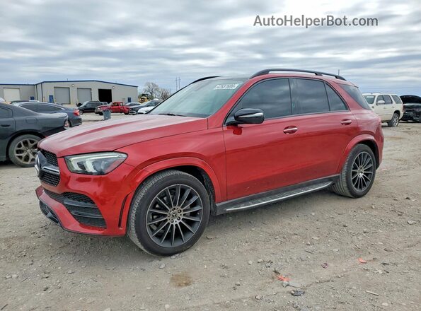 4JGFB4KB4PA909238 2023 MERCEDES-BENZ GLE Красный Передняя левая четверть