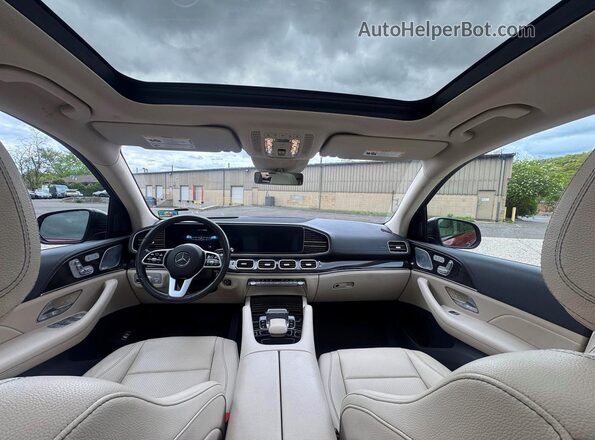4JGFB4KB6LA212342 2020 MERCEDES-BENZ GLE Burgundy Widok zestawu wskaźników