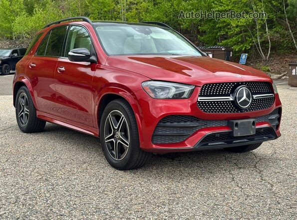 4JGFB4KB6LA212342 2020 MERCEDES-BENZ GLE Burgundy Przód lewy