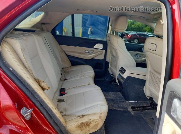 4JGFB4KB8LA172961 2020 MERCEDES-BENZ GLE Burgundy უკანა სავარძლების ხედი