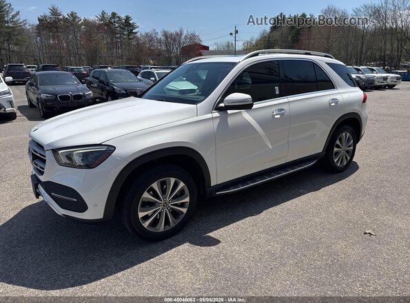4JGFB4KB9LA036838 2020 MERCEDES-BENZ GLE 350 Белый Передняя левая четверть