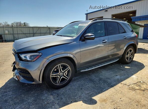 4JGFB4KB9MA435752 2021 MERCEDES-BENZ GLE Gray Front left