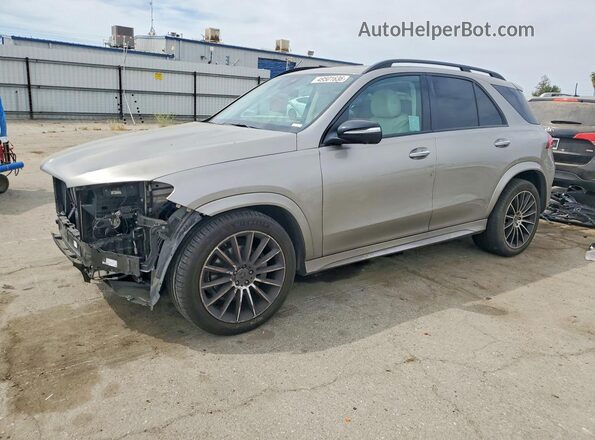 4JGFB4KBXMA523421 2021 MERCEDES-BENZ GLE Серый Передняя левая четверть