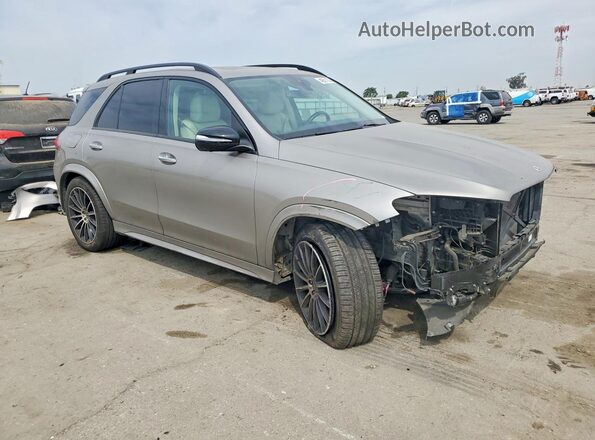 4JGFB4KBXMA523421 2021 MERCEDES-BENZ GLE Серый Передняя правая четверть