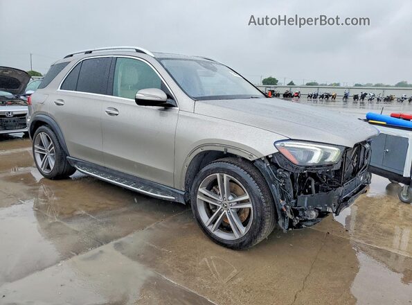 4JGFB5KB0LA259047 2020 MERCEDES-BENZ GLE Желто-коричневый Передняя правая четверть