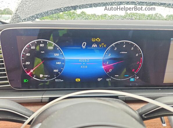 4JGFB5KB5SB405094 2025 MERCEDES-BENZ GLE Black ხელსაწყოთა პანელის ხედი