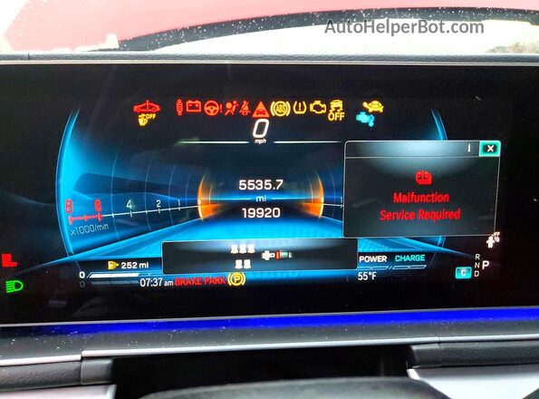 4JGFB6BE2RB089471 2024 MERCEDES-BENZ GLE Красный Вид щитка приборов