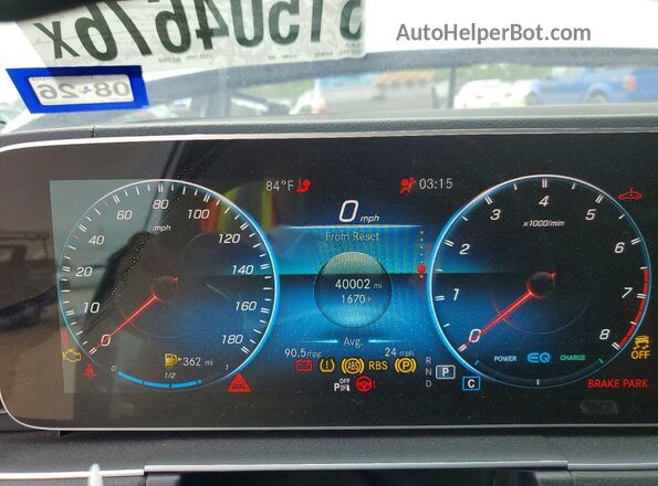 4JGFD6BB0MA450601 2021 MERCEDES-BENZ GLE Серебряный Вид щитка приборов
