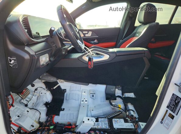 4JGFD6BB1MA312159 2021 MERCEDES-BENZ GLE Белый Вид салона спереди