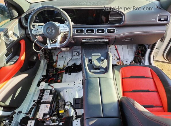4JGFD6BB1MA312159 2021 MERCEDES-BENZ GLE Белый Вид панели приборов
