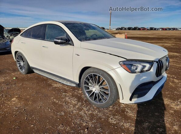 4JGFD6BB1MA312159 2021 MERCEDES-BENZ GLE Белый Передняя правая четверть