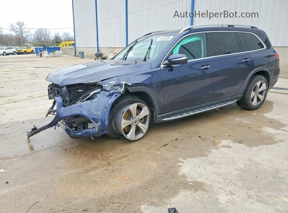 4JGFF5KEXLA266232 2020 MERCEDES-BENZ GLS Blue წინა მარცხენა ხედი სამი მეოთხედიდან