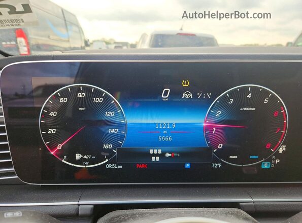 4JGFF5KEXSB477004 2025 MERCEDES-BENZ GLS Серый Вид щитка приборов