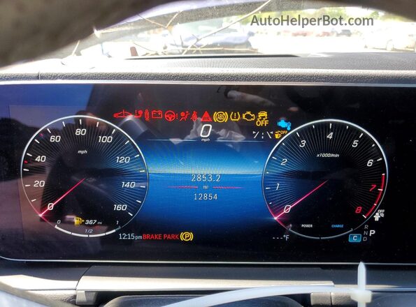 4JGFF8FEXSB338017 2025 MERCEDES-BENZ GLS Синий Вид щитка приборов