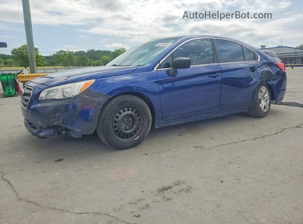 4S3BNAA64H3049358 2017 SUBARU LEGACY Синий Передняя левая четверть