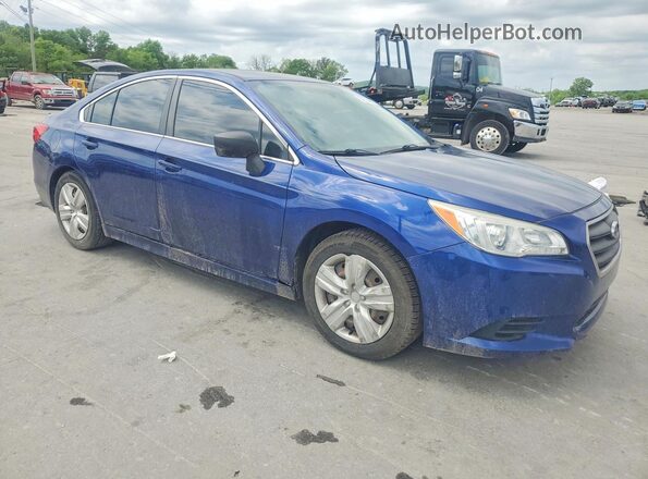 4S3BNAA64H3049358 2017 SUBARU LEGACY Синий Передняя правая четверть