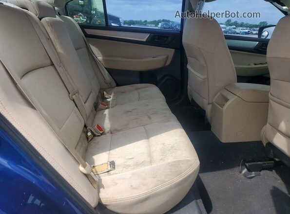 4S3BNAA64H3049358 2017 SUBARU LEGACY Синий Вид задних сидений