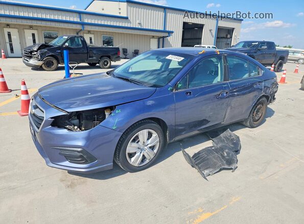 4S3BNAA65J3020523 2018 SUBARU LEGACY Синий Передняя левая четверть