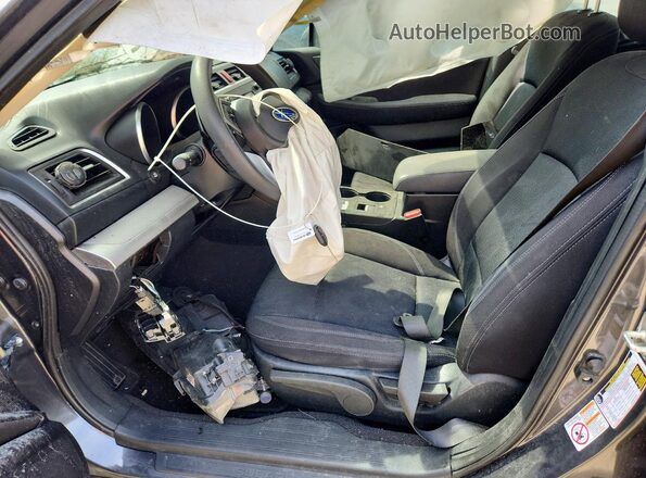 4S3BNAA66J3023639 2018 SUBARU LEGACY Серый Вид салона спереди