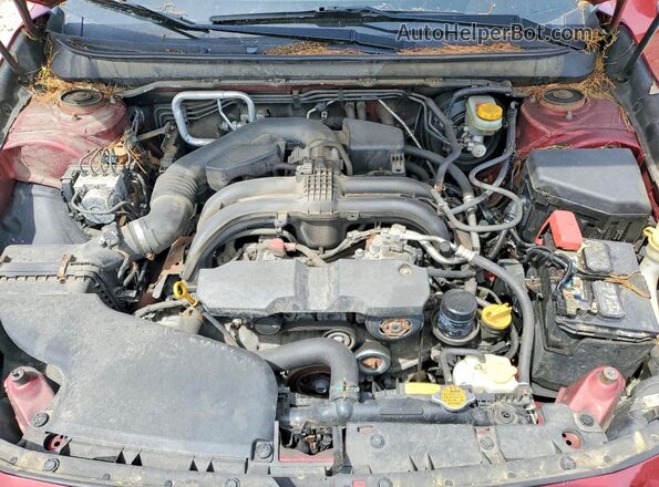 4S3BNAB65H3055863 2017 SUBARU LEGACY Бордовый Вид задней части салона