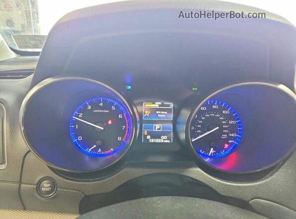 4S3BNAC60G3024629 2016 SUBARU LEGACY Серебряный Вид щитка приборов