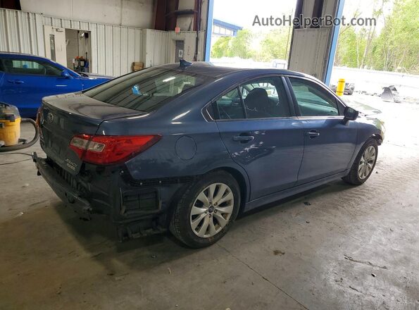 4S3BNAC60H3027810 2017 SUBARU LEGACY Синий Задняя правая четверть