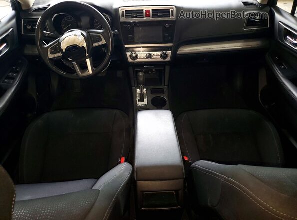 4S3BNAC60H3027810 2017 SUBARU LEGACY Синий Вид панели приборов