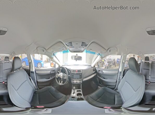 4S3BNAC60H3027810 2017 SUBARU LEGACY Синий Панорамный вид салона 360°
