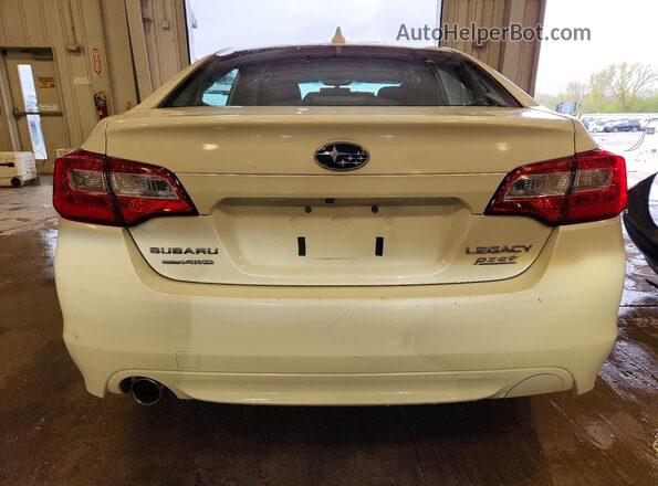 4S3BNAC61H3024205 2017 SUBARU LEGACY Белый Вид сзади