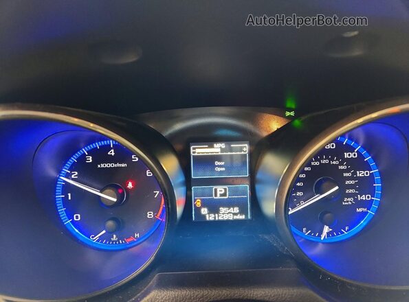 4S3BNAC61H3024205 2017 SUBARU LEGACY Белый Вид щитка приборов
