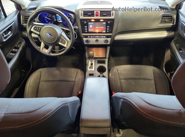 4S3BNAC61H3024205 2017 SUBARU LEGACY Белый Вид панели приборов