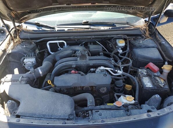 4S3BNAC62H3016159 2017 SUBARU LEGACY Черный Вид задней части салона