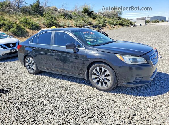 4S3BNAC62H3016159 2017 SUBARU LEGACY Черный Передняя правая четверть