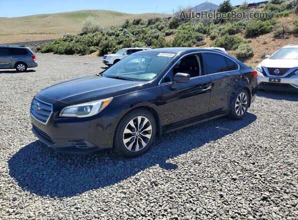 4S3BNAC62H3016159 2017 SUBARU LEGACY Черный Передняя левая четверть