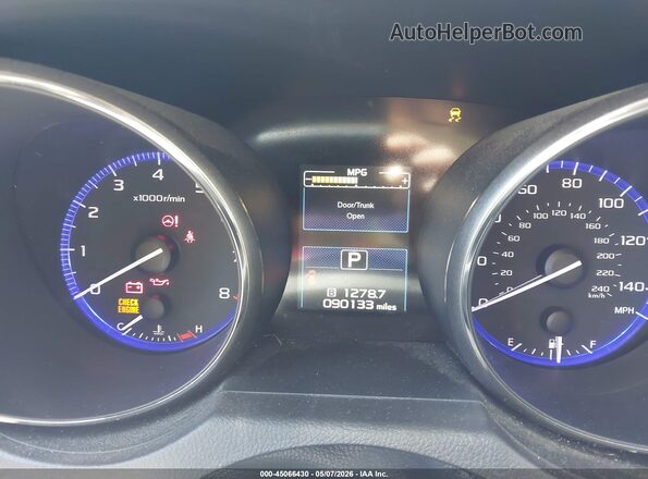 4S3BNAC62H3033205 2017 SUBARU LEGACY Синий Вид задних сидений