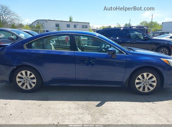 4S3BNAC62H3033205 2017 SUBARU LEGACY Синий Вид задней части салона