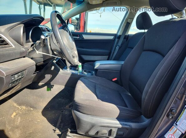 4S3BNAC65H3031089 2017 SUBARU LEGACY Синий Вид салона спереди