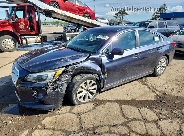 4S3BNAC65H3031089 2017 SUBARU LEGACY Синий Передняя левая четверть