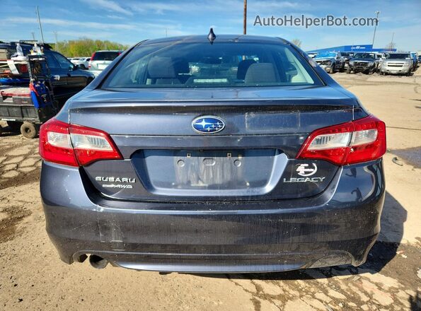 4S3BNAC65H3031089 2017 SUBARU LEGACY Синий Вид сзади