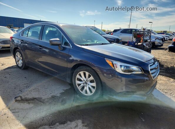 4S3BNAC65H3031089 2017 SUBARU LEGACY Синий Передняя правая четверть
