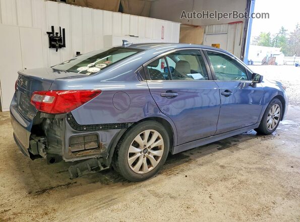 4S3BNAC66H3052999 2017 SUBARU LEGACY Синий Задняя правая четверть