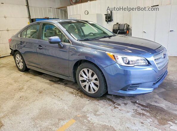 4S3BNAC66H3052999 2017 SUBARU LEGACY Синий Передняя правая четверть
