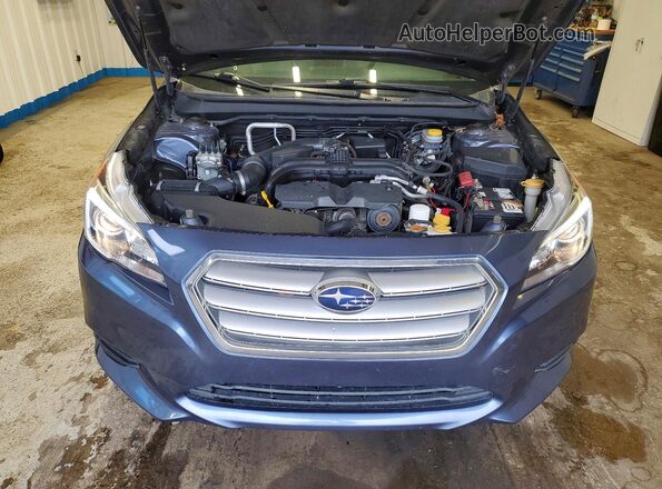 4S3BNAC66H3052999 2017 SUBARU LEGACY Синий Вид задней части салона