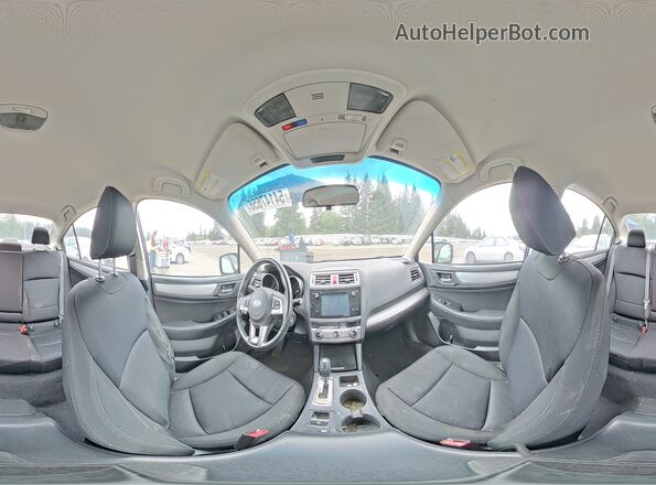 4S3BNAC69H3043939 2017 SUBARU LEGACY Серый Панорамный вид салона 360°