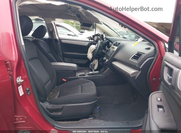 4S3BNAD63J3035792 2018 SUBARU LEGACY Бордовый Вид салона спереди